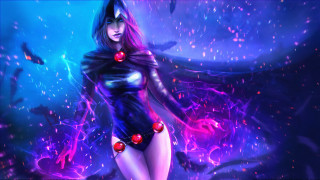 Woman black bodysuit red hearts - red heart free wallpaper