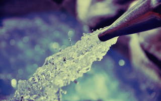 Faucet water bokeh night moon - an gyeon free wallpaper for desktop
