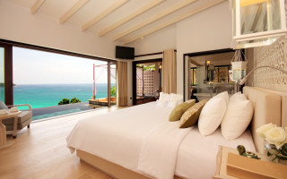 Bedroom ocean view balcony dream - a balcony free wallpaper