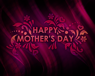 Purple red background happy mothers - happy free wallpaper