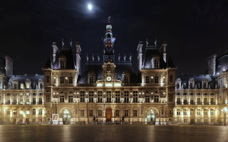 Paris school clock tower full - paris school free wallpaper