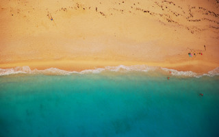 Beach people water sunset shadows - person free wallpaper for desktop