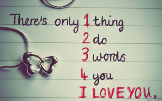 Note heart words written image - 3 word free wallpaper