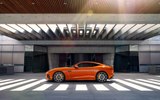 Bright orange sports car parking 11 - constant permeke free wallpaper