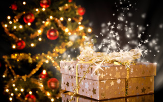 Christmas tree magic reality santa - magical free wallpaper for desktop