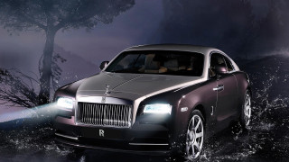 Car headlight fog tree city - luxury free wallpaper