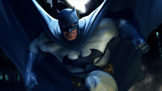 Batman city night flashlight glowing - dynamic lighting free wallpaper