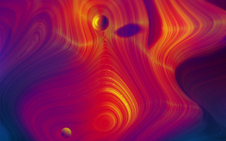 Colorful swirly fractals raytraced abstract - benoit b. mandelbrot free wallpaper
