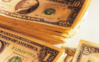 Stack money table clock gears - a pile of money free wallpaper