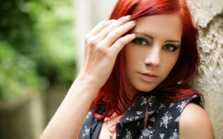 Redhair wall portrait blurry cosplay - adrienn henczné deák free wallpaper