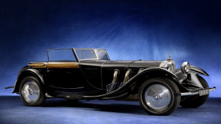Black tan car white desert - an art deco painting free wallpaper