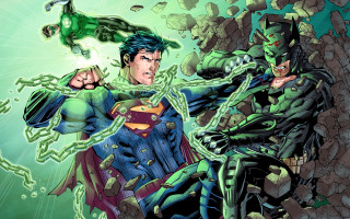 Man green blue fight cave - alan davis free wallpaper