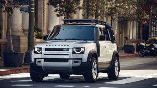 White land rover city street - a.d.m. cooper free wallpaper