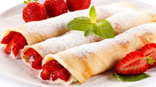 Strawberry pastry mint cream rococo - bálint kiss free wallpaper