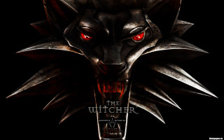Demon face glowing red eyes - epic fantasy free wallpaper