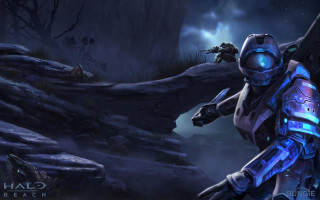 Futuristic man gun dark forest - eve ryder free wallpaper