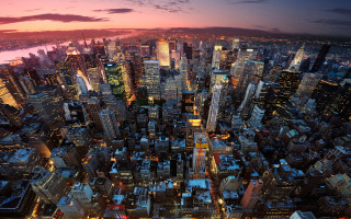Tokyo city night lights water - city free wallpaper