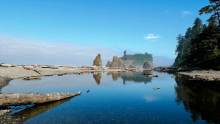 Lake forest rocks sunny sky - douglas robertson bisset free wallpaper