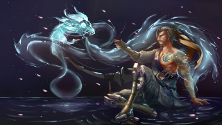 Man chair dragon arm cat - dai jin free wallpaper