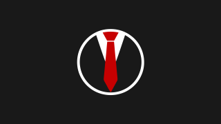 Red tie white circle black - a red tie free wallpaper