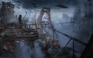 Man bridge city car sky - cedric peyravernay free wallpaper