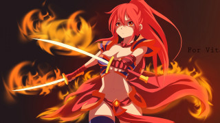 Baioken eishun flames sword anime - a sword free wallpaper