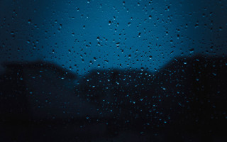 Window rain drops building blue 2 - a building in the background free wallpaper