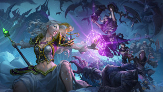 Fantasy woman sword demon armor 2 - hearthstone free wallpaper