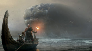 Man boat torch group fire - a man in a boat free wallpaper