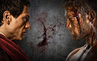 Bloodied men promotional art older - blood free wallpaper