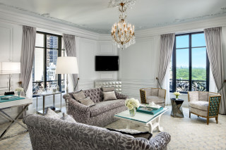 Luxury livingroom artdeco digitalrendering plant - luxury free wallpaper