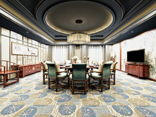 Large room table chairs television - curtain free wallpaper
