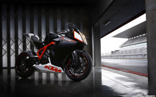 Motorcycle garage wall no sign - a garage next free wallpaper