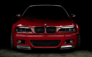 Red car dark room black 7 - face free wallpaper