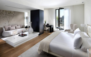 Bedroom city view luxury digital - couch free wallpaper