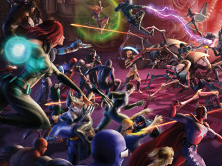 People lights swords room celebration - alan davis free wallpaper