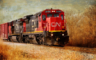 Red train urban scenery tokyo - carl walter liner free wallpaper
