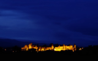 Castle night gothic matte moon - bernard meninsky free wallpaper