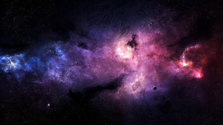 Colorful space stars black hole 2 - a black hole free wallpaper