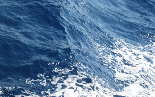 Boat waves caustics ocean beach - the back of its free wallpaper