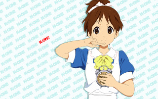 Anime pony tail clock mouthexpression - her mouth free wallpaper