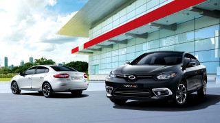 Black white cars building clouds - the other free wallpaper