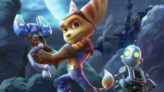 Cat robot moon gun night - a moon in the background free wallpaper