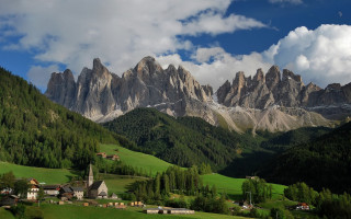 Mountain hill forest river house - coppo di marcovaldo free wallpaper