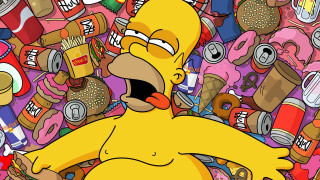 Cartoon character food drinks junk - food free wallpaper