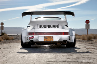 White car dirt road stop - widescreen free wallpaper