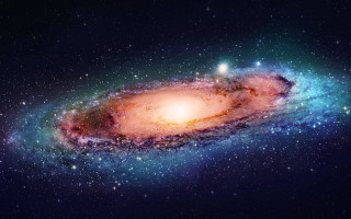 Galaxy stars bright light eden - a bright light in the middle of the image free wallpaper