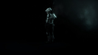 Space suit man dark light - dramatic cinematic lighting free wallpaper