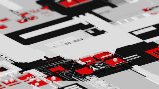 Red black building el lissitzky - the side of the building free wallpaper