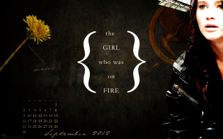 Woman flower calendar girl who - a flower free wallpaper